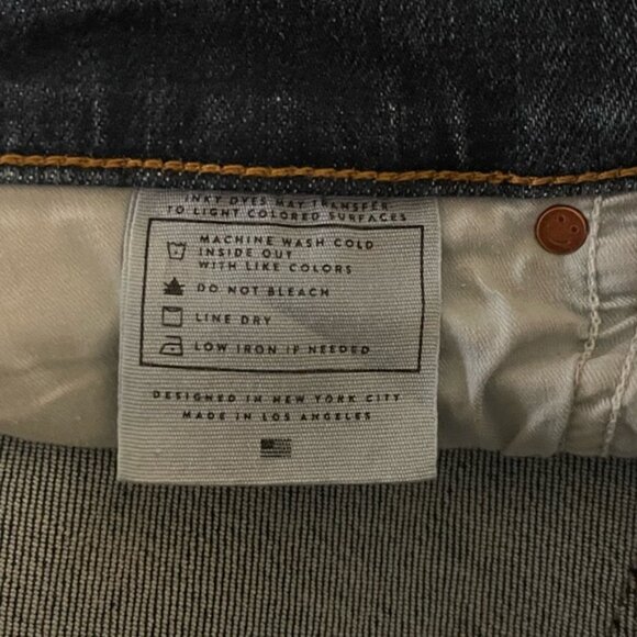 Women’s AYR Jeans The Pop medium straight leg jeans Size 27W/25.5L - Picture 5 of 6